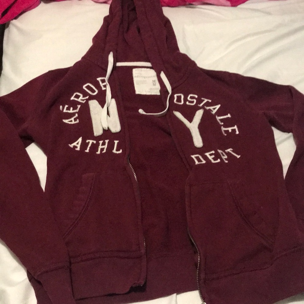 Aeropostale zip up hooded sweater